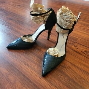 Sam & Libby Womens Spiked Stiletto Heels Ankle 9.5